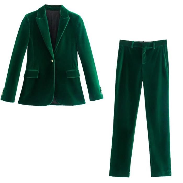 Manteau blazer uni vert - Manteau PLEASE