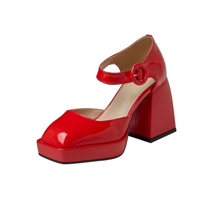Escarpins Rouges Kelsi Dagger – Talon Aiguille 5 Pouces – Taille 6.5 – Neuf Avec Boîte