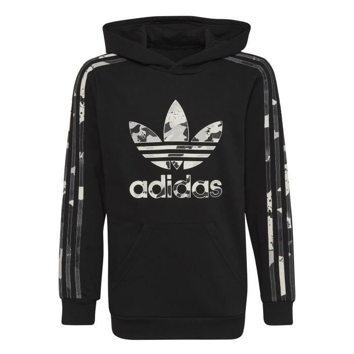 Sweat a capuche adidas noir hotsell
