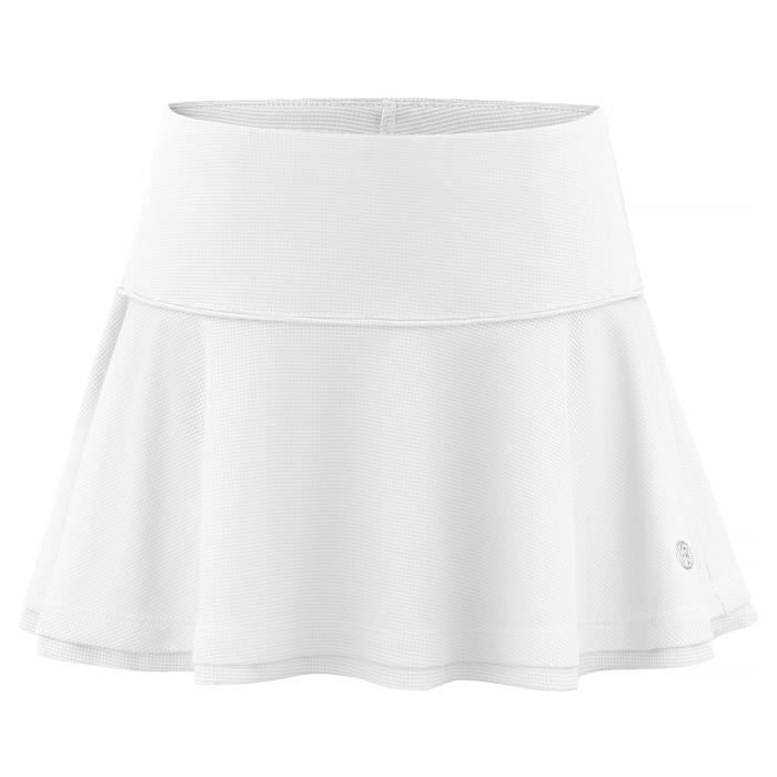 Jupe de tennis Poivre Blanc Eco Active Light 2129 pour fille - Blanc - Respirant - Indoor Jupe de tennis Poivre Blanc Eco Active Light 2129 pour fille - Blanc - Respirant - Indoor