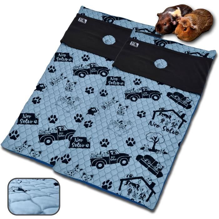 Neo solvo Fleece Spielplatzmatte für Kleintiere 70x140 cm