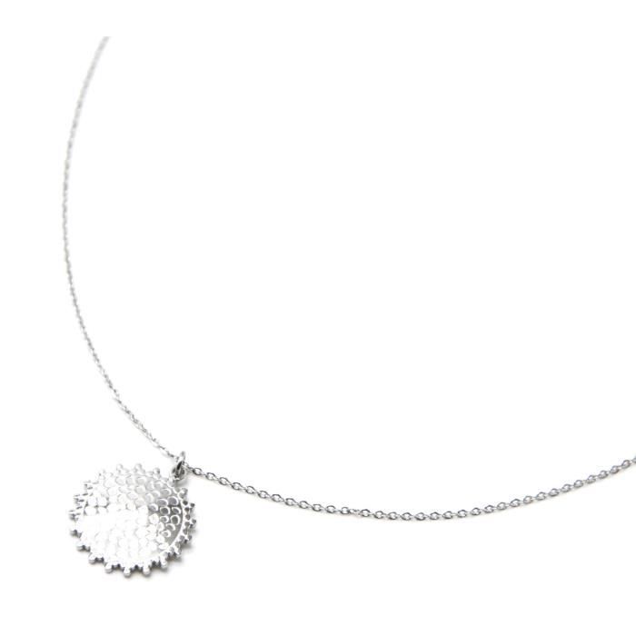Style Punk Collier avec Pendentif en Forme de Montagne et darbres