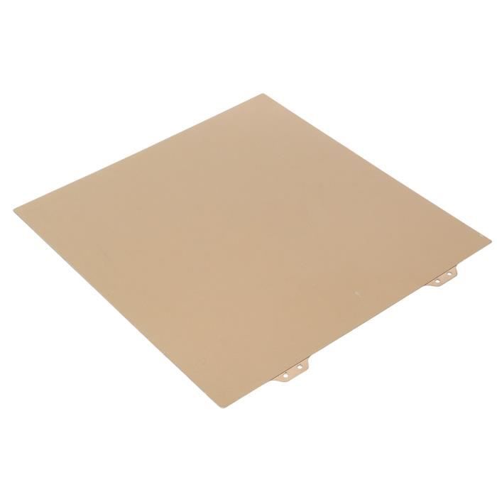 Plateau Magnétique PEI 150x150 Mm Pour Imprimante 3D - Double Face, Poudre PEI, Acier à Ressort - Compatible Plupart Imprimantes