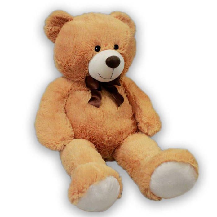 Peluche Ours Beige Sam 1 Metre 05 Grand Doudou Enfant 105 cm XL Cdiscount Jeux Jouets
