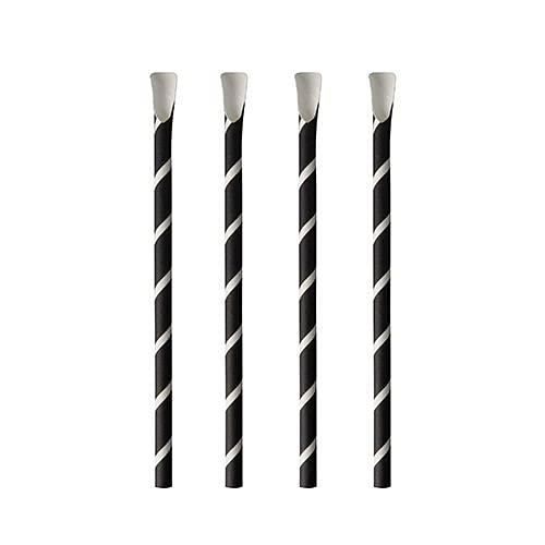 Lot De 100 Pailles En Papier Jaunes Naturestar Jumbo - Diamètre 8 Mm, Longueur 250 Mm, écologique Et Rigide - 3
