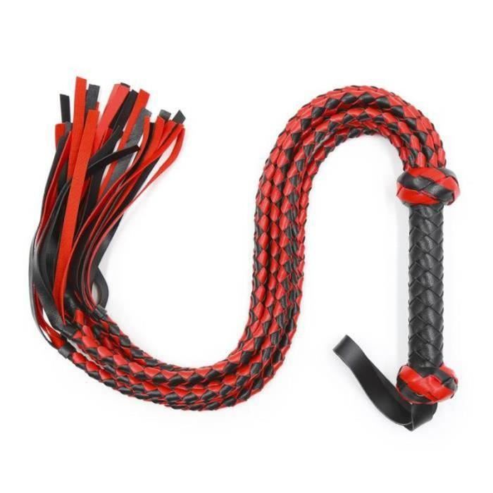 Fouet (flogger) En Cuir PU Pour Adultes - Fétiche, Domination, Jeu De Couple - Neuf