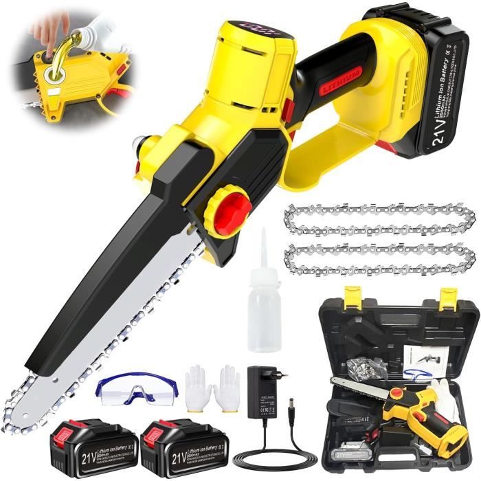 Mini Tronçonneuse Sans Fil Compatible Avec Makita 18 V Batterie, 6-8