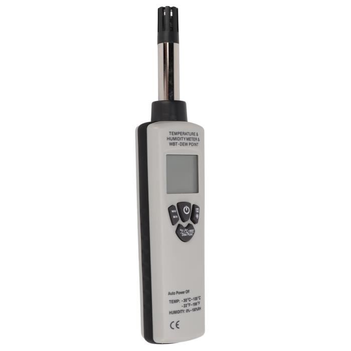 Sonew Thermomètre Hygromètre DT‑321S Compteur de température et d ...