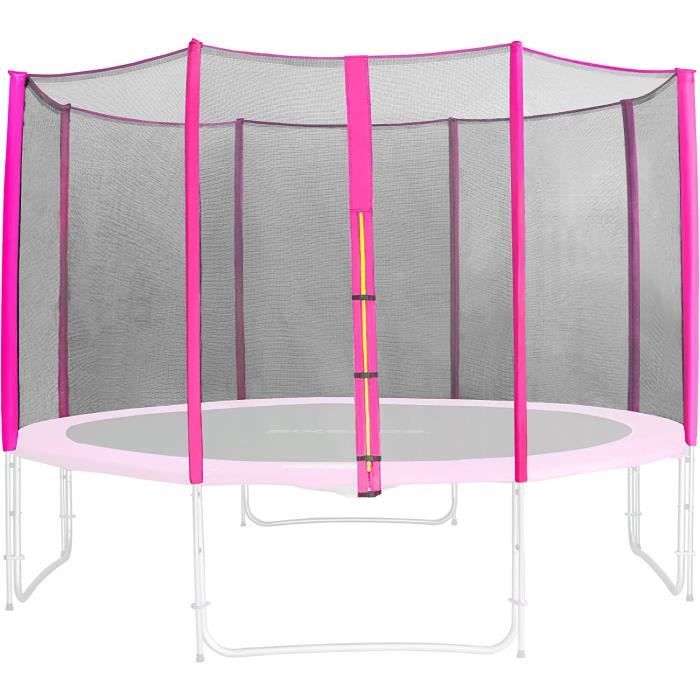 Filet De Sécurité Rose De Rechange Pour Trampoline 1,85m à 4,60m - Différentes Dimensions