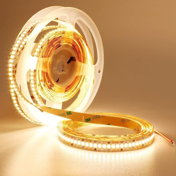 Ruban LED 8 mm SMD 5050,(1 mètre) Couleur de la lumière Jaune