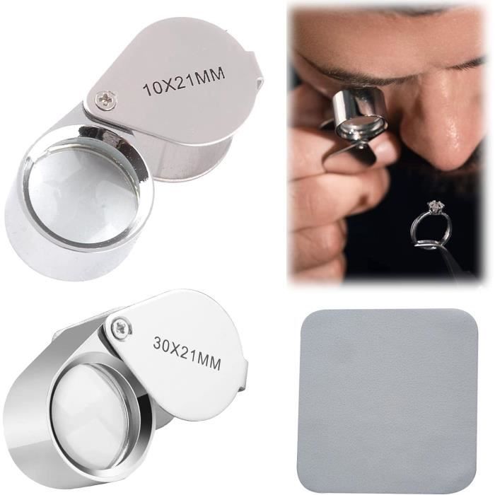 Loupe De Poche 10x - Diamètre 18mm - Marque AUGUSTA - Neuf Avec étiquettes - Idéale Pour Collectionneurs Et Bricoleurs