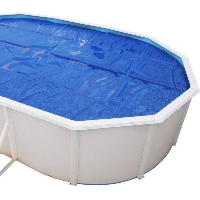 Bâche isotherme pour piscine hors sol TOI - 550 x 366 cm - Bleu