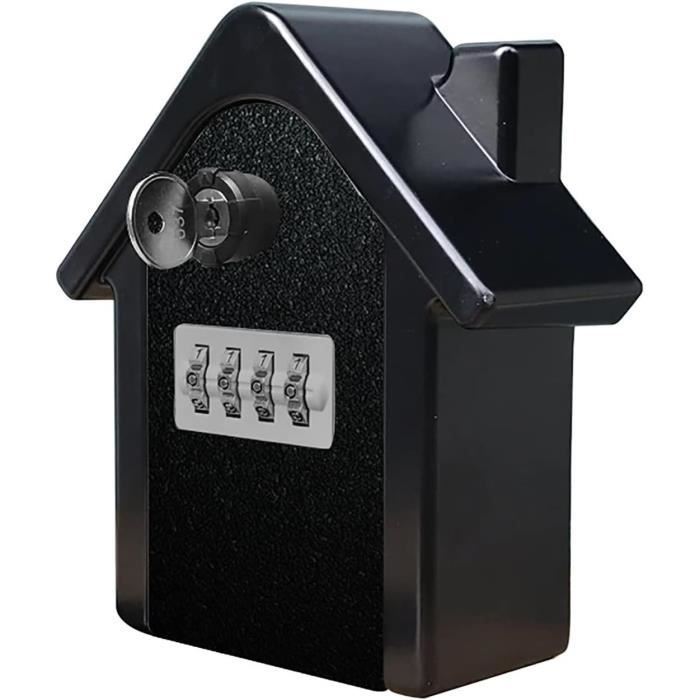 Boîte À Clé Coffre-Fort À Clés De Sécurité Mural,Porte-Clés À Code ...