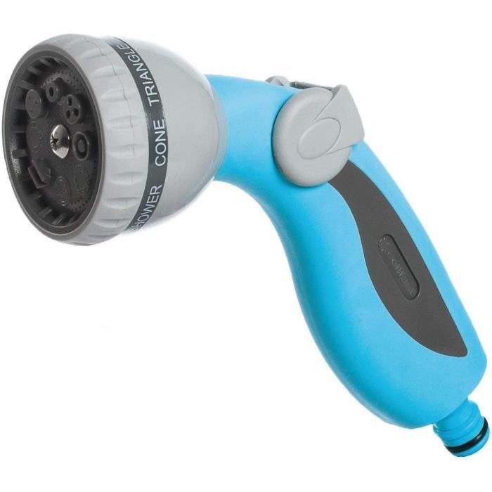 Pulvérisateur De Jardin Réglable RASENWERK® - Pistolet D'Arrosage Avec Fonction Arrêt - Compatible Gardena Kärcher