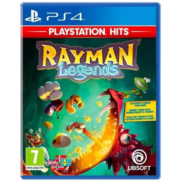 Jeu de plateforme RAYMAN LEGENDS - PLAYSTATION HITS - Ubisoft - PS4 - Sortie Novembre 2016