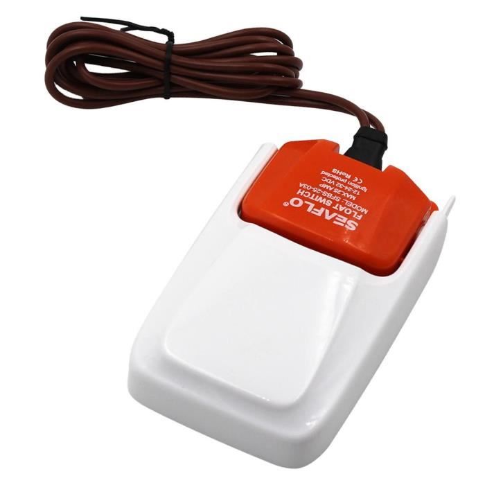 Pompe De Cale De Bateau Automatique, Interrupteur à Flotteur 12V 24V 32V, Protection Contre L Allumage Au Mercure Pompe De Cale De Bateau Automatique, Interrupteur à Flotteur 12V 24V 32V, Protection Contre L Allumage Au Mercure