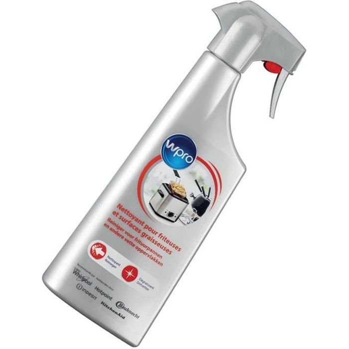 Spray nettoyant pour friteuse 500ml - WPRO - Accessoires et entretien - Élimine les résidus de graisse