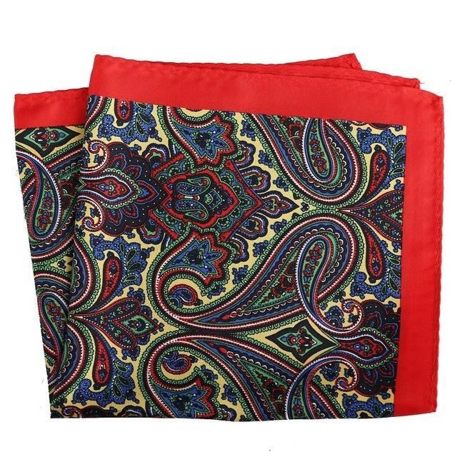 Mouchoir,PH005--Mouchoir Hanky Paisley Pour Homme, Mouchoir Pied De