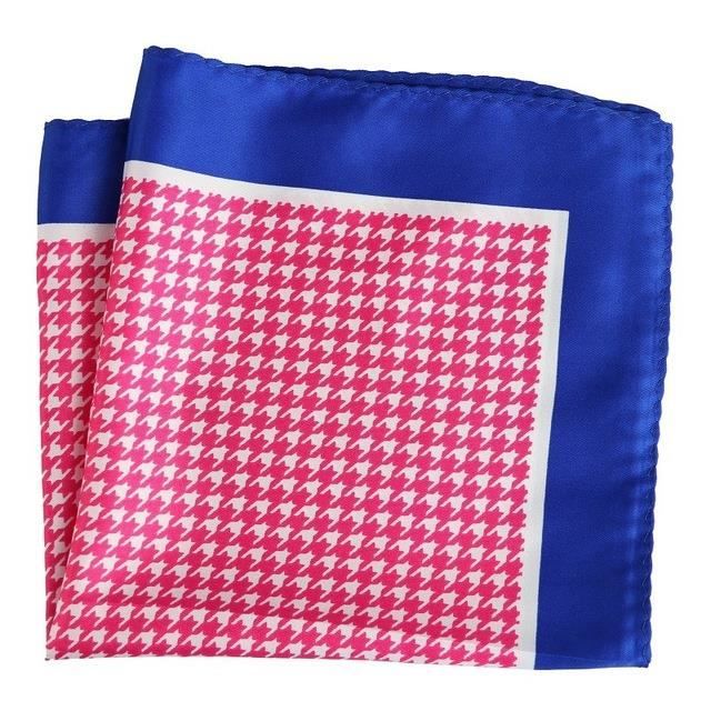 Mouchoir,004--Mouchoir de poche imprimé floral pour hommes et femmes, mouchoir carré, mouchoir