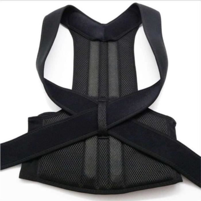 Correcteur de Posture Ceinture Soutien Dorsale Magnétique Réglable