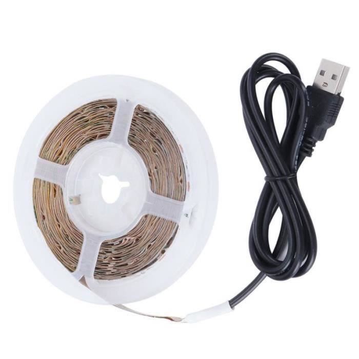 1 M TV rétro-éclairage USB DEL Stripe Lumière Barre Bandes Télé Blanc