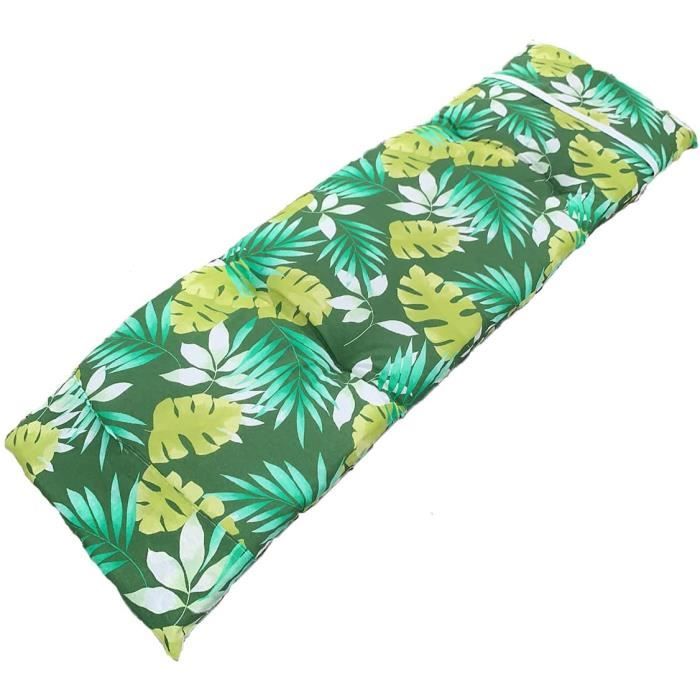 Coussin De Chaise Longue Extérieur 180x55x8cm - Brun, Rembourrage Mousse Et Fibres, Avec Sangles De Fixation