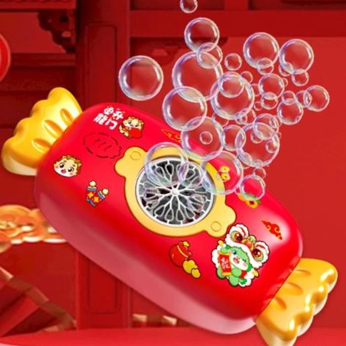 Machine à Bulles Père Noël - Automatique - 500 Bulles/Min - Piles AA - Intérieur/Extérieur