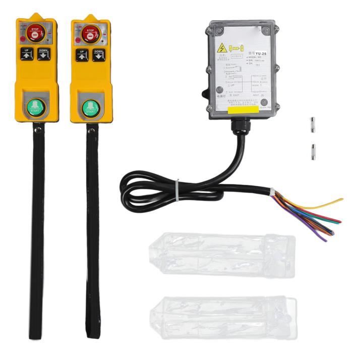 Kit radiocommande 2 fonctions avec 1 emetteur et 1 récepteur 12/24V