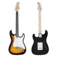 Pack Guitare électrique Sunburst -  McGrey Rockit  - Guitare électrique Kit Complet Ampli de 10 W, Housse, Accordeur et Sangle-1