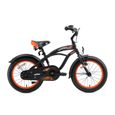 Vélo pour enfants - BIKESTAR - 16 pouces - Edition Cruiser - Noir-1