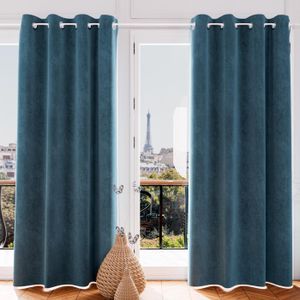 Valance Rideau Fausse Fourrure Marron Clair Motif Loup - 28 Pouces - Style Country - Neuf