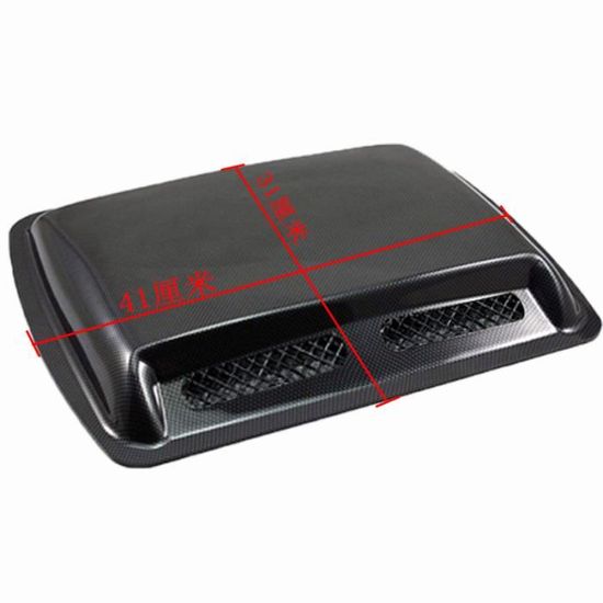 Attache Capot Voiture Evonecy Grille D'admission D'air De Capot, Couvercle Universel De Prise D'air De Capot Pour La Modification De Voiture(Noir Brillant), Default Logo Audi Noir