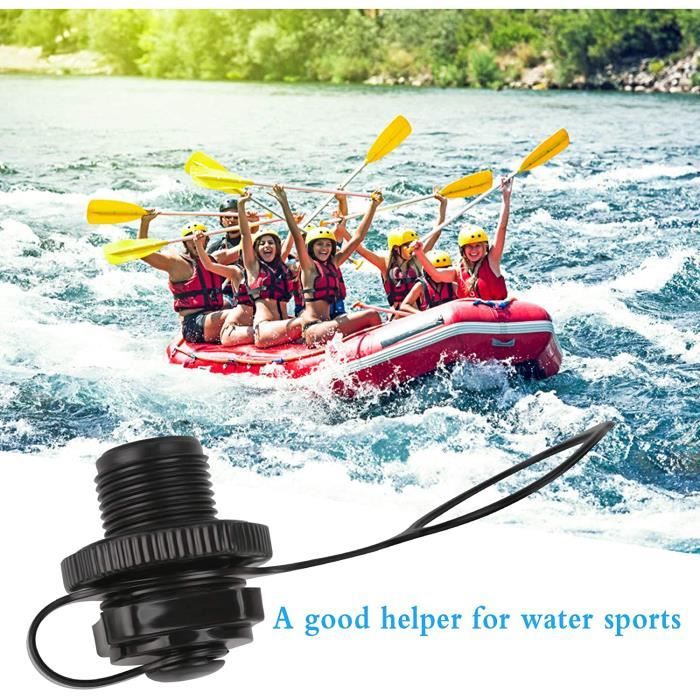 ZEACCT 3 Valves D’air Pour Bateau Gonflable – Anti-fuite, Filetage, En PP, Pour Kayak, SUP Et Canoë