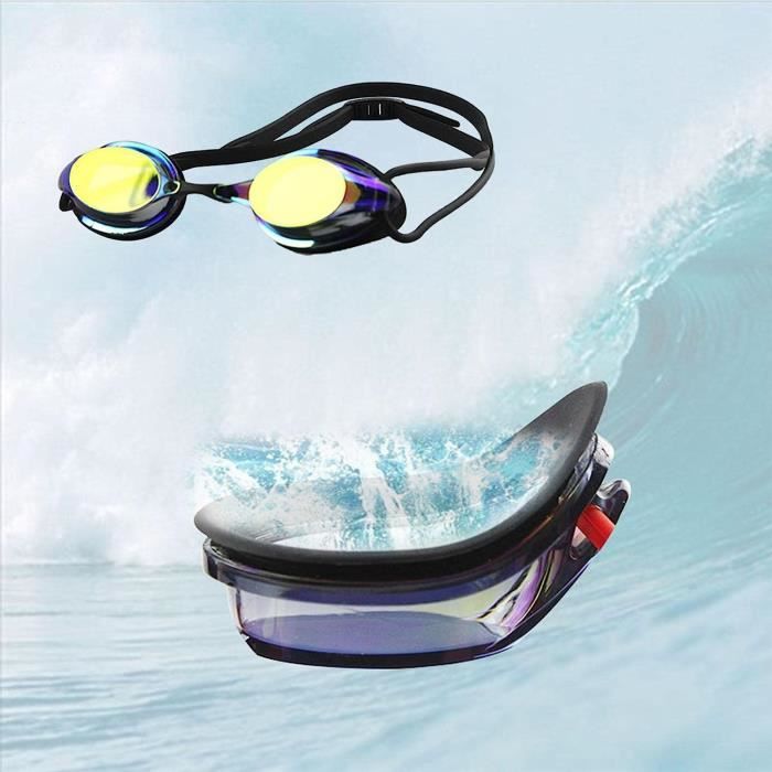 Lunettes de Natation Adulte Lunettes de Piscine en Résine Doux Léger  Confort Lunettes de Plongée Anti-buée Étanche Lunette Pro[1694] - Cdiscount  Sport