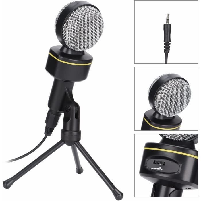 Trépied de Microphone 2 en 1, support de Microphone sur pied, Angle de  hauteur réglable avec deux Clips de micro pour la [955F334] - Cdiscount TV  Son Photo