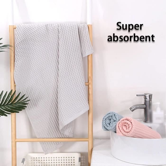 Top Towel Serviette De Bain Premium 70x140 Cm - 100% Coton 600g - Azuline - Ultra Absorbante