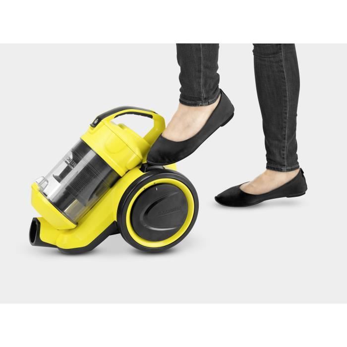 Aspirateur traineau Karcher VC 3 sans sac - avec technologie multi-cyclone  - 700W