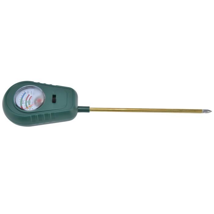 Testeur De Sol 3-en-1 Sans Pile – Humidité, PH Et Fertilité – Idéal Jardin, Pot, Pelouse Et Plantes D’Intérieur