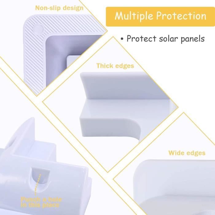 Kit De Fixation Pour Panneau Solaire En ABS - Coloris Noir [revolt