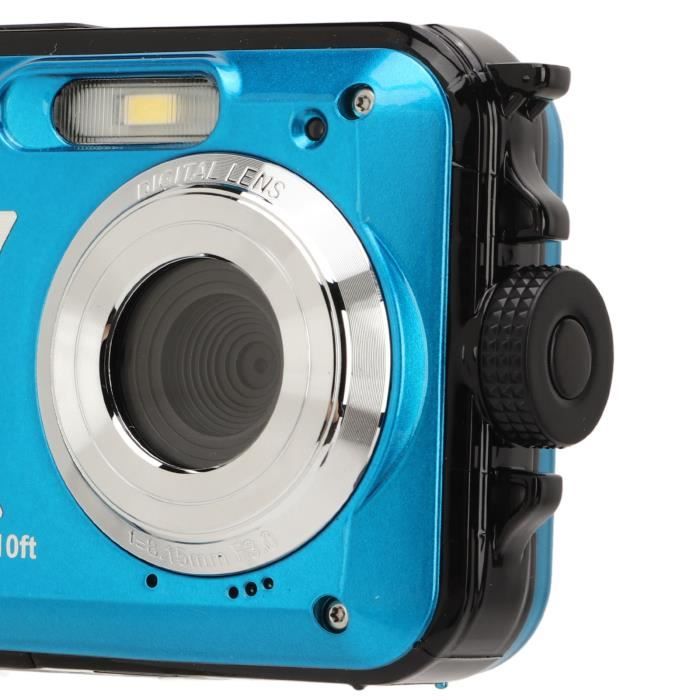 Caméra étanche Caméra sous-marine Full Hd 1080p 30 Mp Enregistreur vidéo  16x Zoom numérique 10 Ft Appareil photo numérique étanche pour la plongée  en apnée