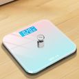 Pèse-Personne,Balance numérique électronique intelligente pour graisse corporelle,pour salle de bain,imc - Type Or-2