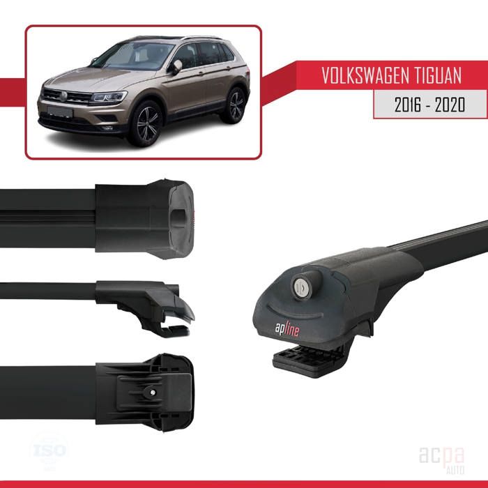 Barre de toit Volkswagen Tiguan Thule wingbar - France Attelage