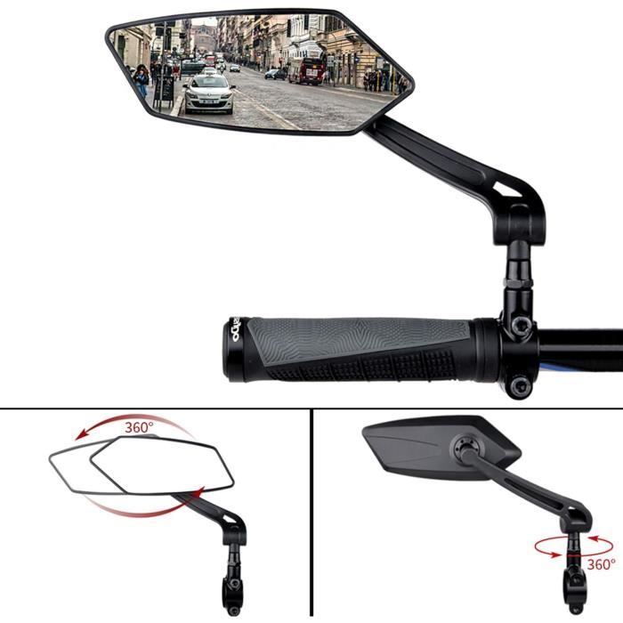 YZCSYBBF Rétroviseurs Latéraux Moto Réglables Rotatifs - Pour S1000RR YZF R6 R1 R25 R3 R125 R15