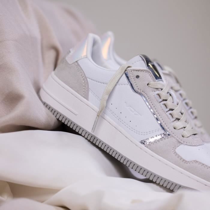 VO7 Sneaker Femme Aya White Blanc Cdiscount Chaussures
