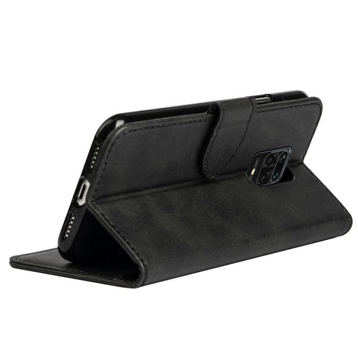 Housse Étui luxe pour Xiaomi Redmi Note 9 Pro Max 6.67 - Épissage noir