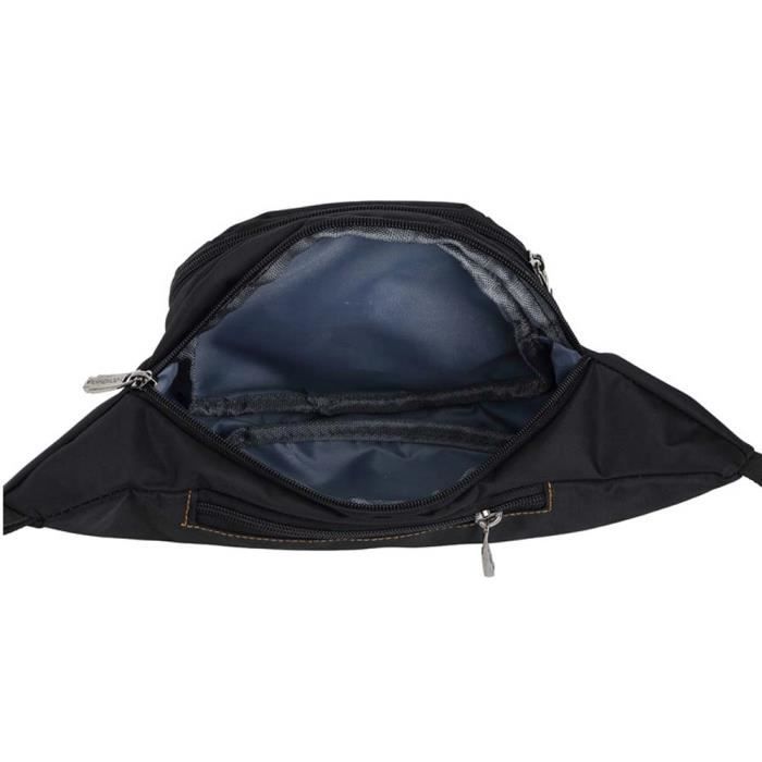 Sac Banane Sport Imperméable Avec Poche RFID - Pour Running, Voyage, Cacher Sous Les Vêtements