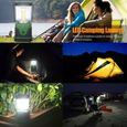 LCC® 500lm Lanterne de camping LED,Torche ultra lumineuse, lumière d'urgence , lampe portable pour les activités extérieures - vert-3