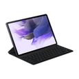 Book Cover Keyboard Galaxy Tab S7+ Tab S7+ Lite NOIR. sans Touch Pad clavier non-amovible SAMSUNG - EF-DT730BBEGFR Noir-3