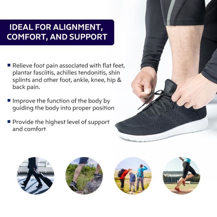 Baskets Rehaussantes Sans Lacets Baskets Homme Pied Large Slip-On - Semelle Air Cushioned | Confort Soutien Voûte Plantaire Chaussures Orthopédiques Légères