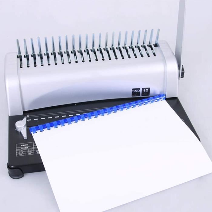 Machine à reliure de livre 2088C relieuse de Peigne en plastique format  A3/A4